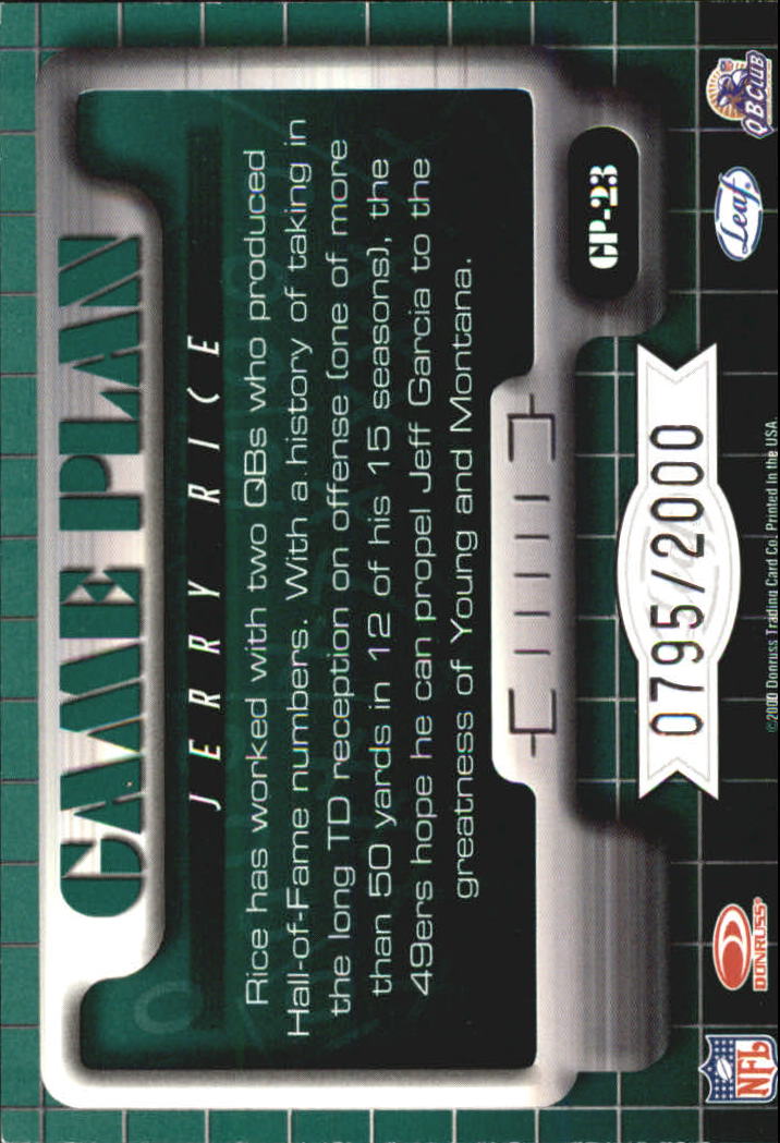 Tarjetas de fútbol americano Leaf Rookies and Stars 2000 "Insertar y paralelo" - Imagen 21 de 39