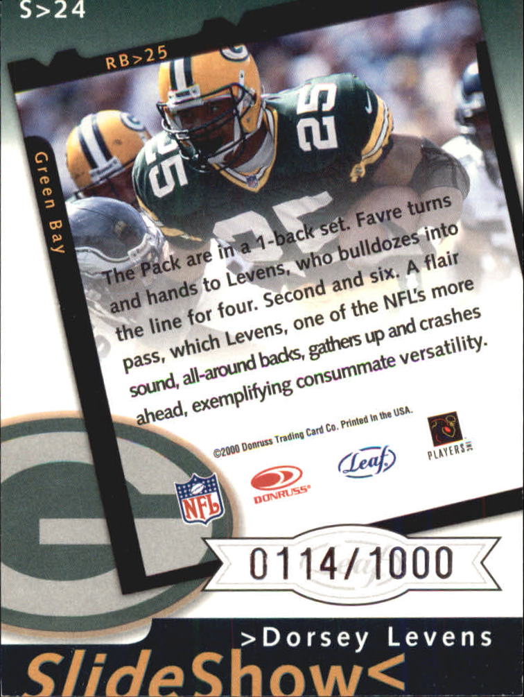 Tarjetas de fútbol americano Leaf Rookies and Stars 2000 "Insertar y paralelo" - Imagen 31 de 39