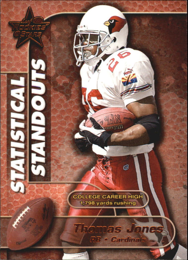 2000 Leaf Rookies and Stars Statistical Standouts #SS1 Thomas Jones