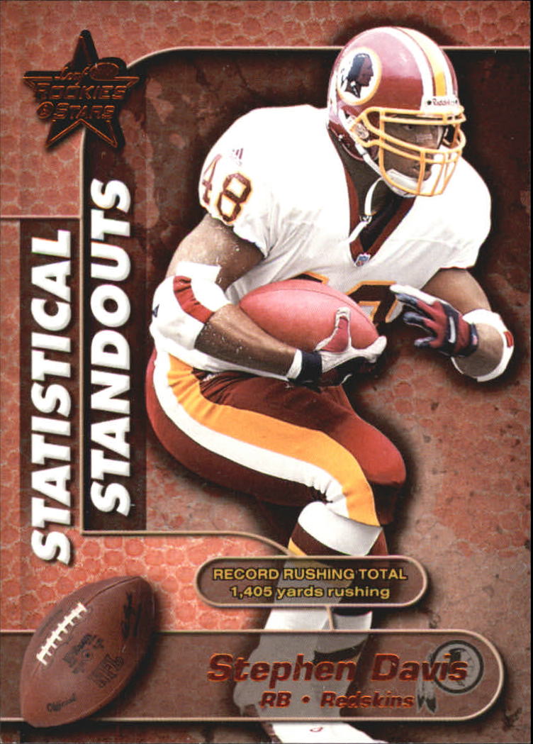 2000 Leaf Rookies and Stars Statistical Standouts #SS39 Stephen Davis