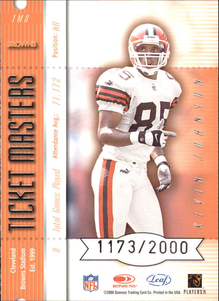 Tarjetas de fútbol americano Leaf Rookies and Stars 2000 "Insertar y paralelo" - Imagen 37 de 39