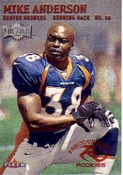 2000 Metal #204 Mike Anderson RC