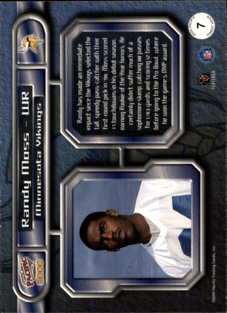 Tarjetas "insertar" de fútbol americano del Pacífico 2000 - Imagen 23 de 25