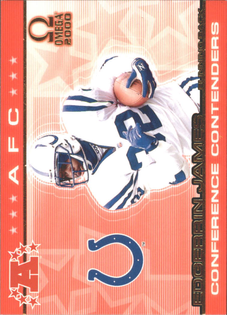 2000 Pacific Omega AFC Conference Contenders #8 Edgerrin James