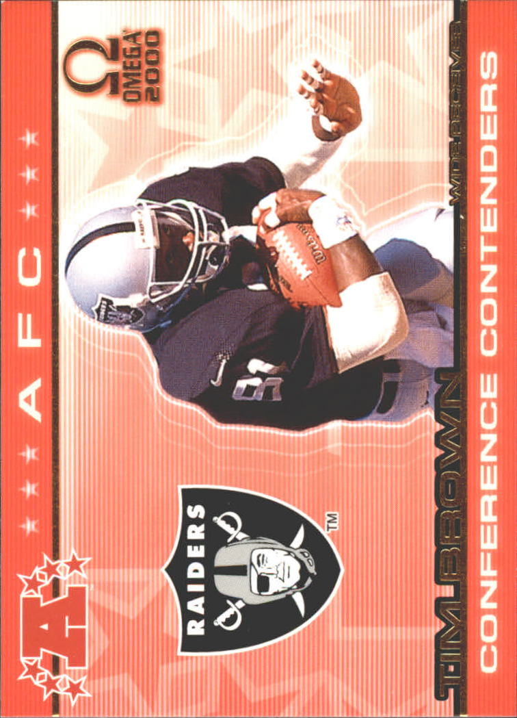 2000 Pacific Omega AFC Conference Contenders #13 Tim Brown