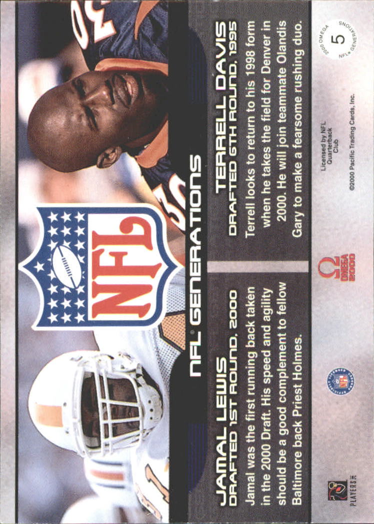 2000 Pacific Omega Generations #5 T.Davis/J.Lewis