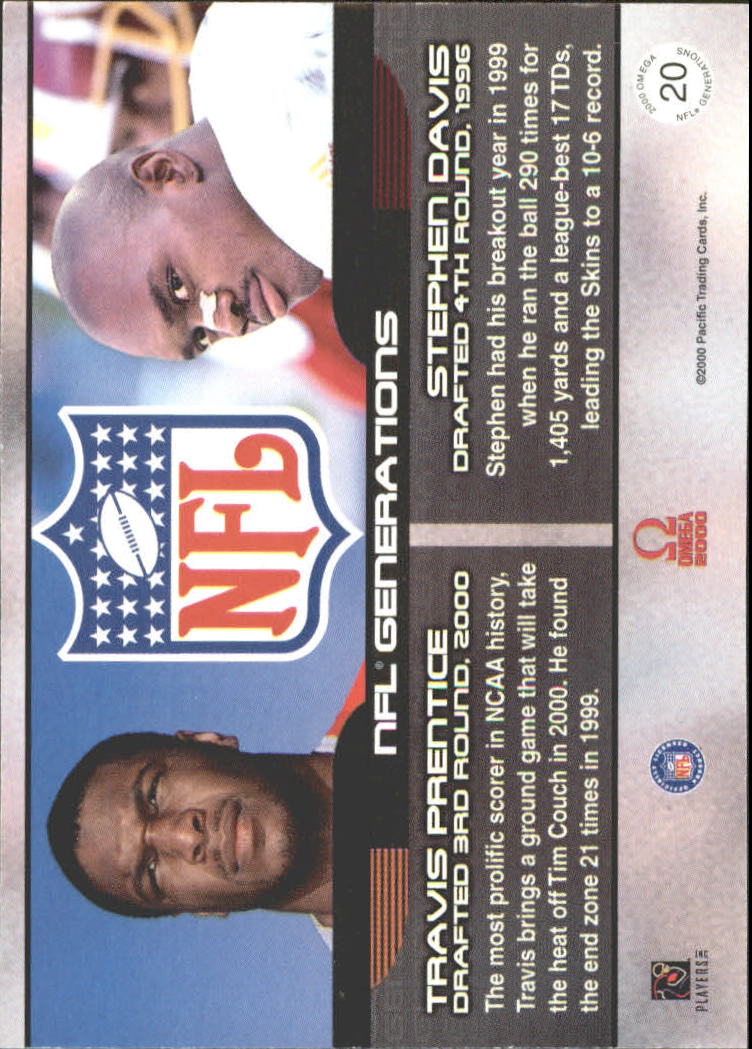 2000 Pacific Omega Generations #20 S.Davis/T.Prentice