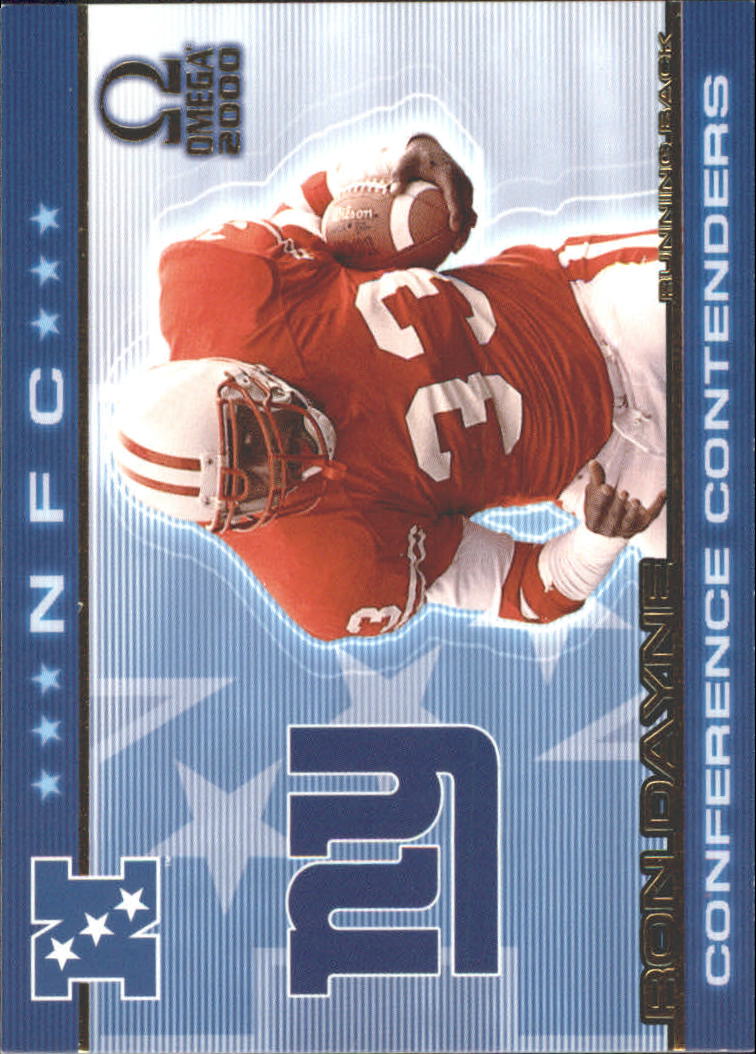 2000 Pacific Omega NFC Conference Contenders #3 Ron Dayne