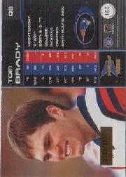 2000 Pacific Prism Prospects #156 Tom Brady RC back image