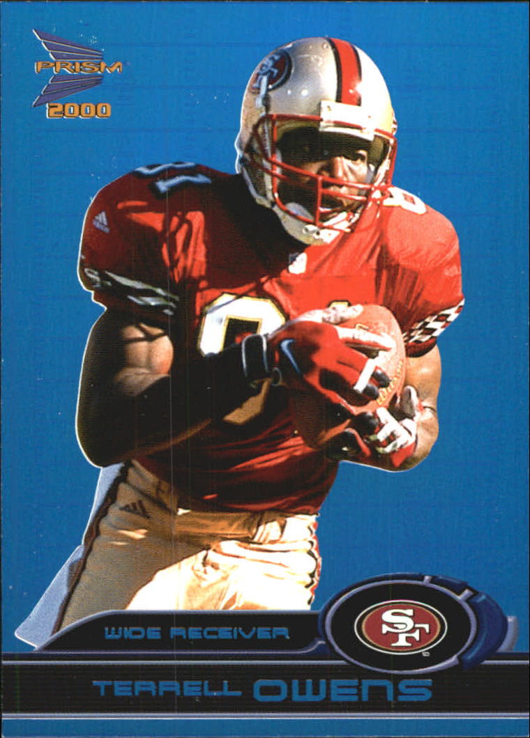 2000 Pacific Prism Prospects Holographic Blue #83 Terrell Owens
