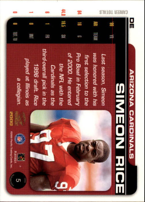 B3677- 2000 Paramount FB Card #s 1-250 +Rookies -You Pick- 15+ FREE US SHIP - Picture 11 of 473