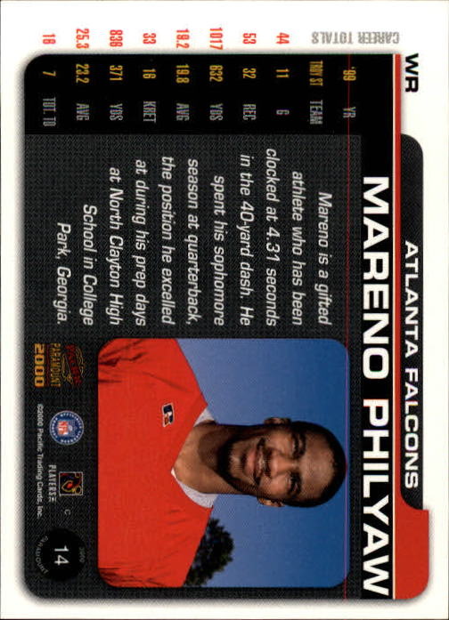 B3677- 2000 Paramount FB Card #s 1-250 +Rookies -You Pick- 15+ FREE US SHIP - Picture 29 of 473