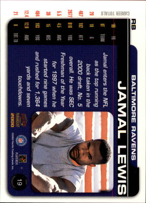 B3677- 2000 Paramount FB Card #s 1-250 +Rookies -You Pick- 15+ FREE US SHIP - Picture 39 of 473