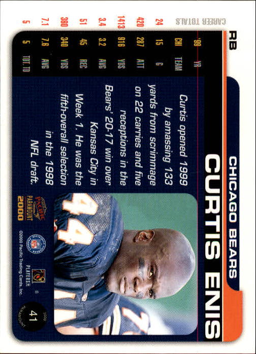 B3677- 2000 Paramount FB Card #s 1-250 +Rookies -You Pick- 15+ FREE US SHIP - Picture 79 of 473