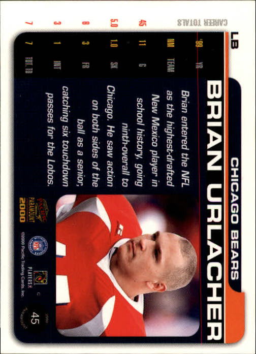 B3677- 2000 Paramount FB Card #s 1-250 +Rookies -You Pick- 15+ FREE US SHIP - Picture 87 of 473