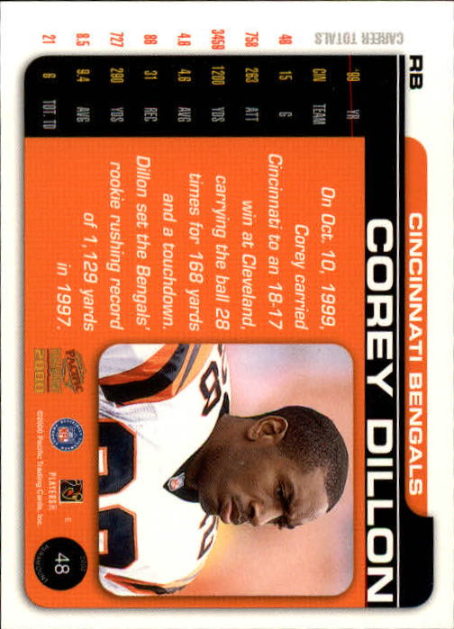 B3677- 2000 Paramount FB Card #s 1-250 +Rookies -You Pick- 15+ FREE US SHIP - Picture 93 of 473