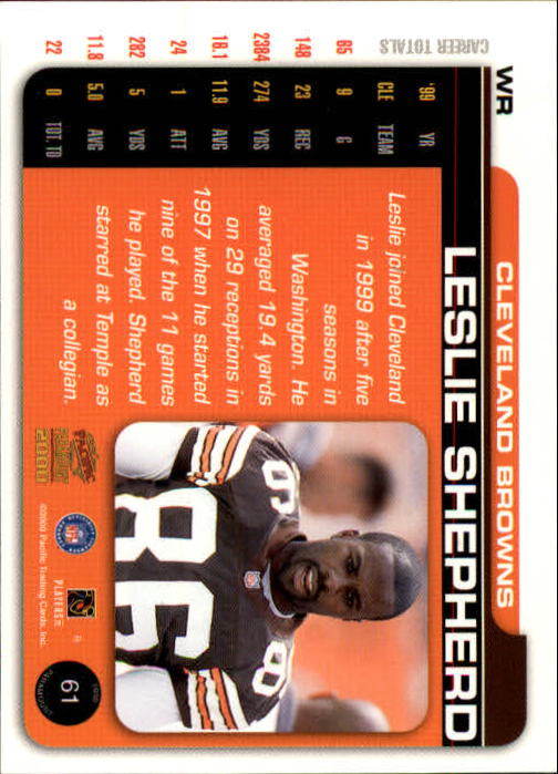 B3677- 2000 Paramount FB Card #s 1-250 +Rookies -You Pick- 15+ FREE US SHIP - Picture 119 of 473