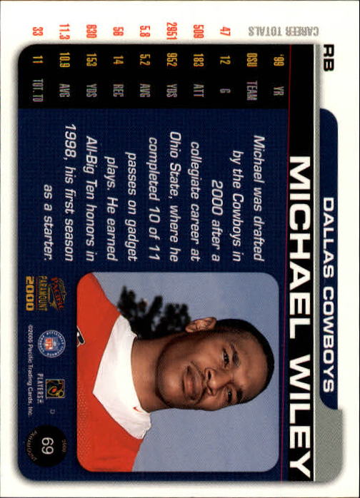 B3677- 2000 Paramount FB Card #s 1-250 +Rookies -You Pick- 15+ FREE US SHIP - Picture 125 of 473