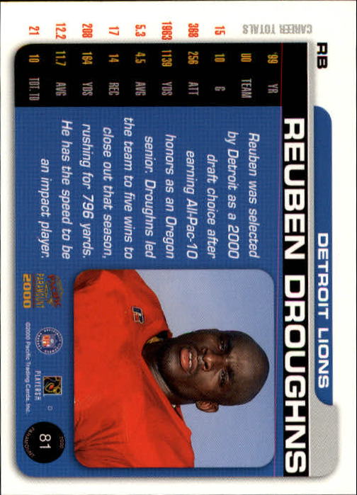 B3677- 2000 Paramount FB Card #s 1-250 +Rookies -You Pick- 15+ FREE US SHIP - Picture 149 of 473