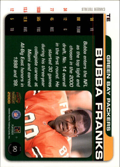 B3677- 2000 Paramount FB Card #s 1-250 +Rookies -You Pick- 15+ FREE US SHIP - Picture 167 of 473