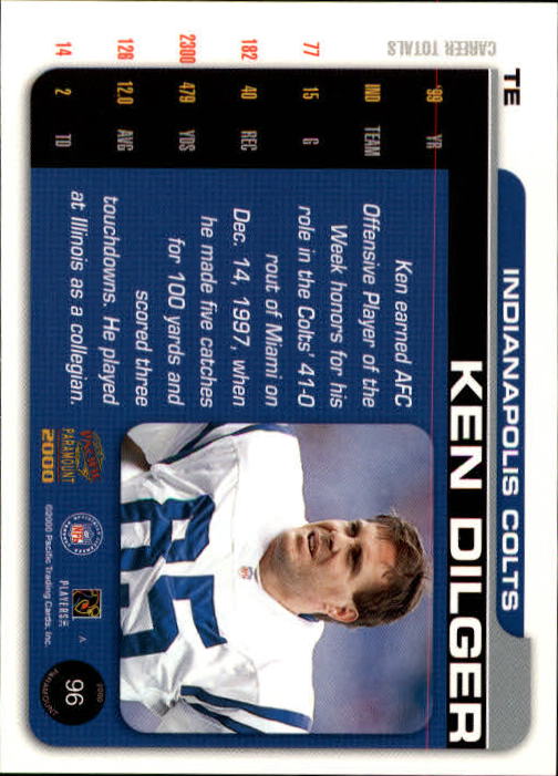 B3677- 2000 Paramount FB Card #s 1-250 +Rookies -You Pick- 15+ FREE US SHIP - Picture 179 of 473