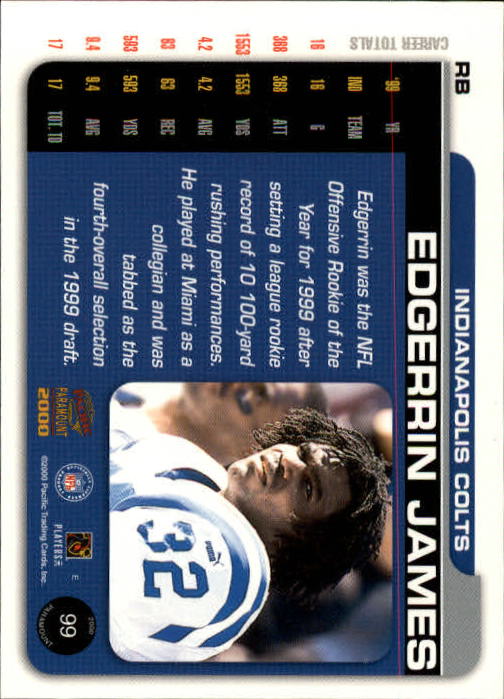B3677- 2000 Paramount FB Card #s 1-250 +Rookies -You Pick- 15+ FREE US SHIP - Picture 185 of 473