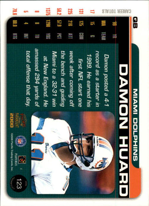 B3677- 2000 Paramount FB Card #s 1-250 +Rookies -You Pick- 15+ FREE US SHIP - Picture 233 of 473