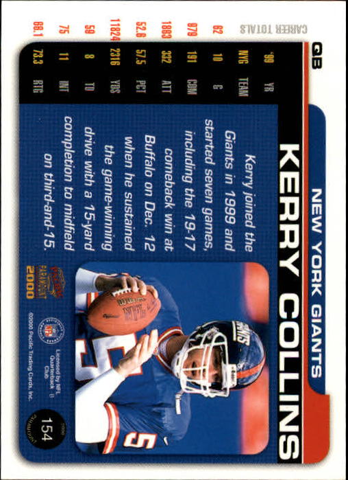 B3677- 2000 Paramount FB Card #s 1-250 +Rookies -You Pick- 15+ FREE US SHIP - Picture 287 of 473
