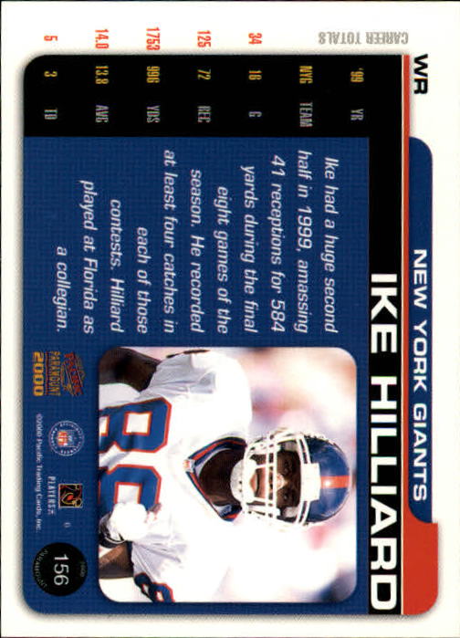B3677- 2000 Paramount FB Card #s 1-250 +Rookies -You Pick- 15+ FREE US SHIP - Picture 289 of 473
