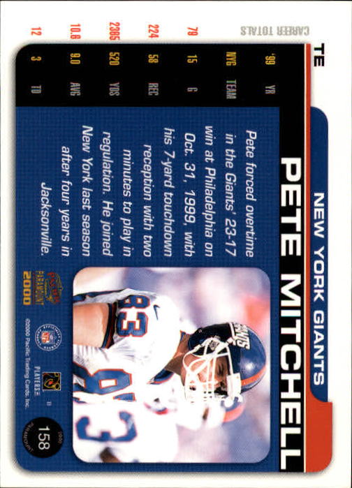 B3677- 2000 Paramount FB Card #s 1-250 +Rookies -You Pick- 15+ FREE US SHIP - Picture 293 of 473