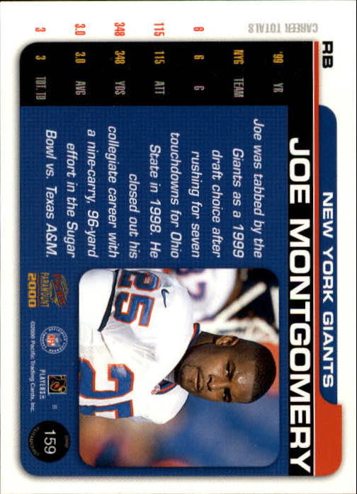 B3677- 2000 Paramount FB Card #s 1-250 +Rookies -You Pick- 15+ FREE US SHIP - Picture 295 of 473
