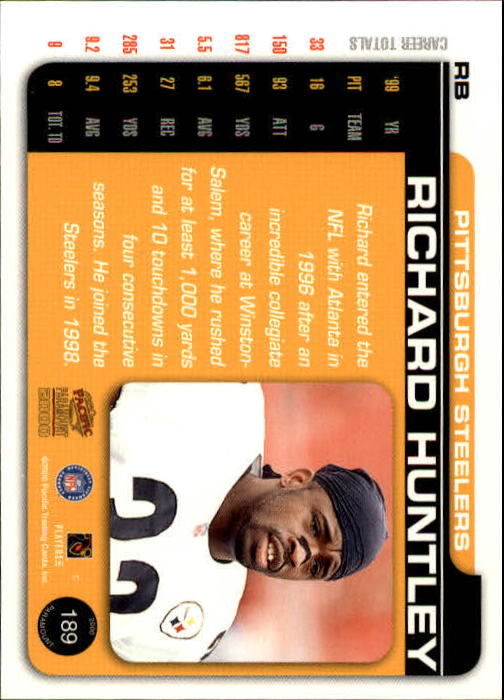 B3677- 2000 Paramount FB Card #s 1-250 +Rookies -You Pick- 15+ FREE US SHIP - Picture 355 of 473