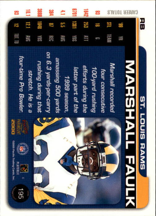 B3677- 2000 Paramount FB Card #s 1-250 +Rookies -You Pick- 15+ FREE US SHIP - Picture 367 of 473