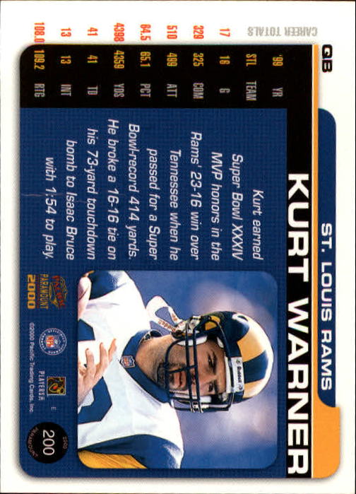 B3677- 2000 Paramount FB Card #s 1-250 +Rookies -You Pick- 15+ FREE US SHIP - Picture 377 of 473