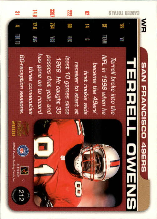 B3677- 2000 Paramount FB Card #s 1-250 +Rookies -You Pick- 15+ FREE US SHIP - Picture 399 of 473
