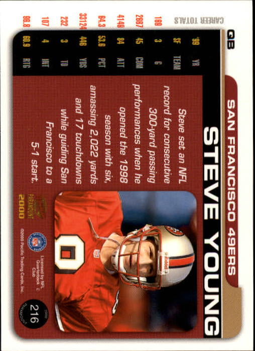 B3677- 2000 Paramount FB Card #s 1-250 +Rookies -You Pick- 15+ FREE US SHIP - Picture 407 of 473