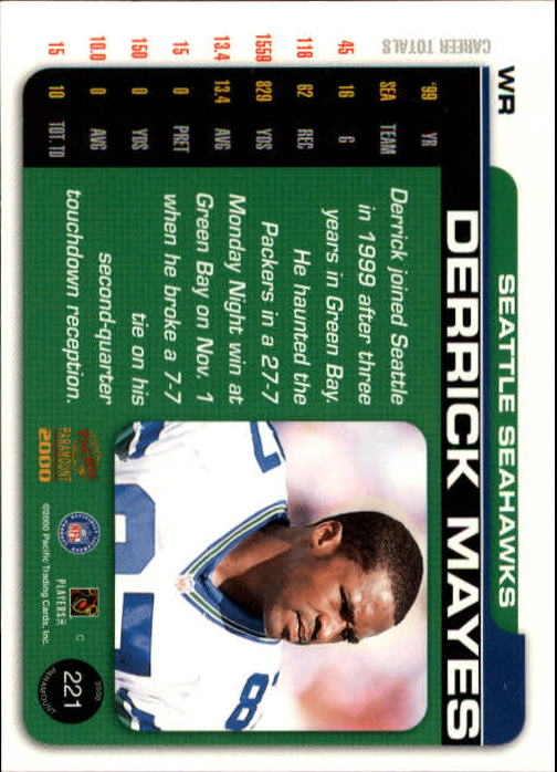 B3677- 2000 Paramount FB Card #s 1-250 +Rookies -You Pick- 15+ FREE US SHIP - Picture 417 of 473