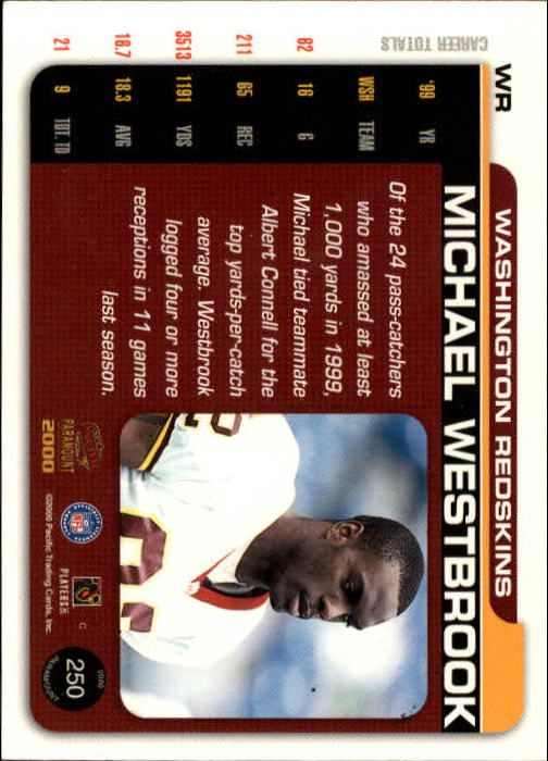 B3677- 2000 Paramount FB Card #s 1-250 +Rookies -You Pick- 15+ FREE US SHIP - Picture 473 of 473