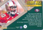 2000 Paramount Game Used Footballs #10 Jerry Rice back image