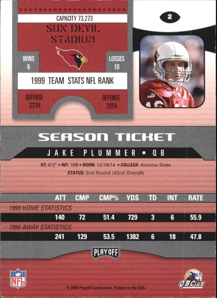 2000 Playoff Contenders Football - Picture 3 of 59