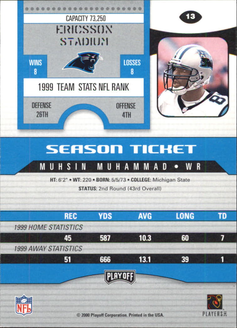 2000 Playoff Contenders Football (Pick Card From List) C154 04-25 - Picture 21 of 177