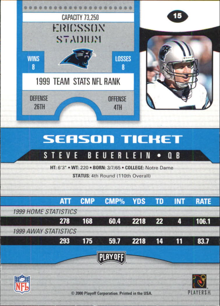 2000 Playoff Contenders Football (Pick Card From List) C154 04-25 - Picture 25 of 177