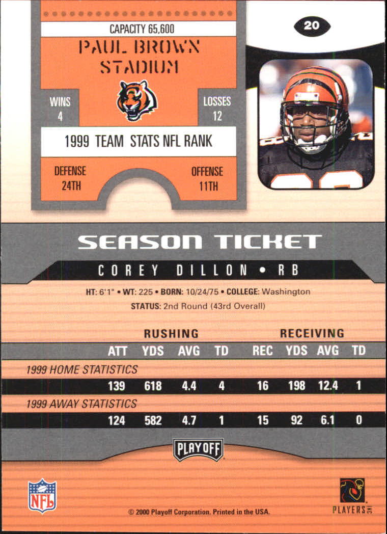 2000 Playoff Contenders Football (Pick Card From List) C154 04-25 - Picture 35 of 177