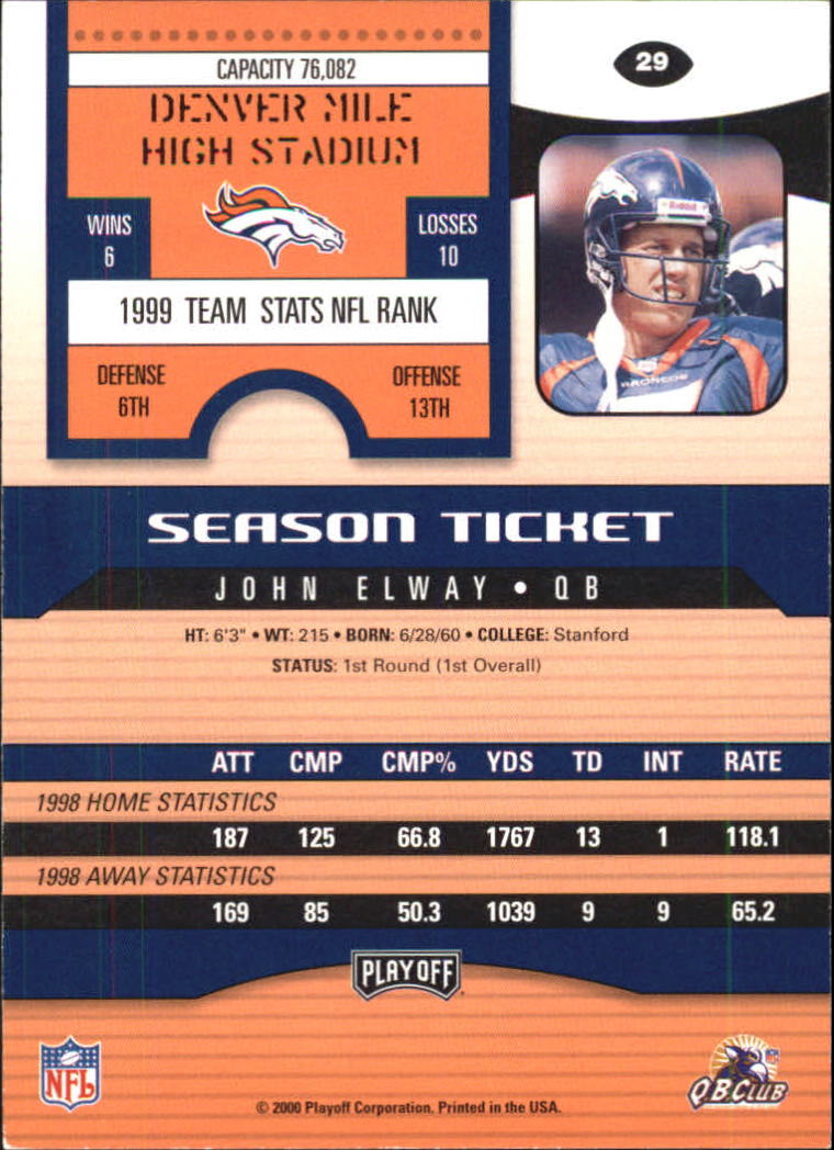 2000 Playoff Contenders Football (Pick Card From List) C154 04-25 - Picture 51 of 177