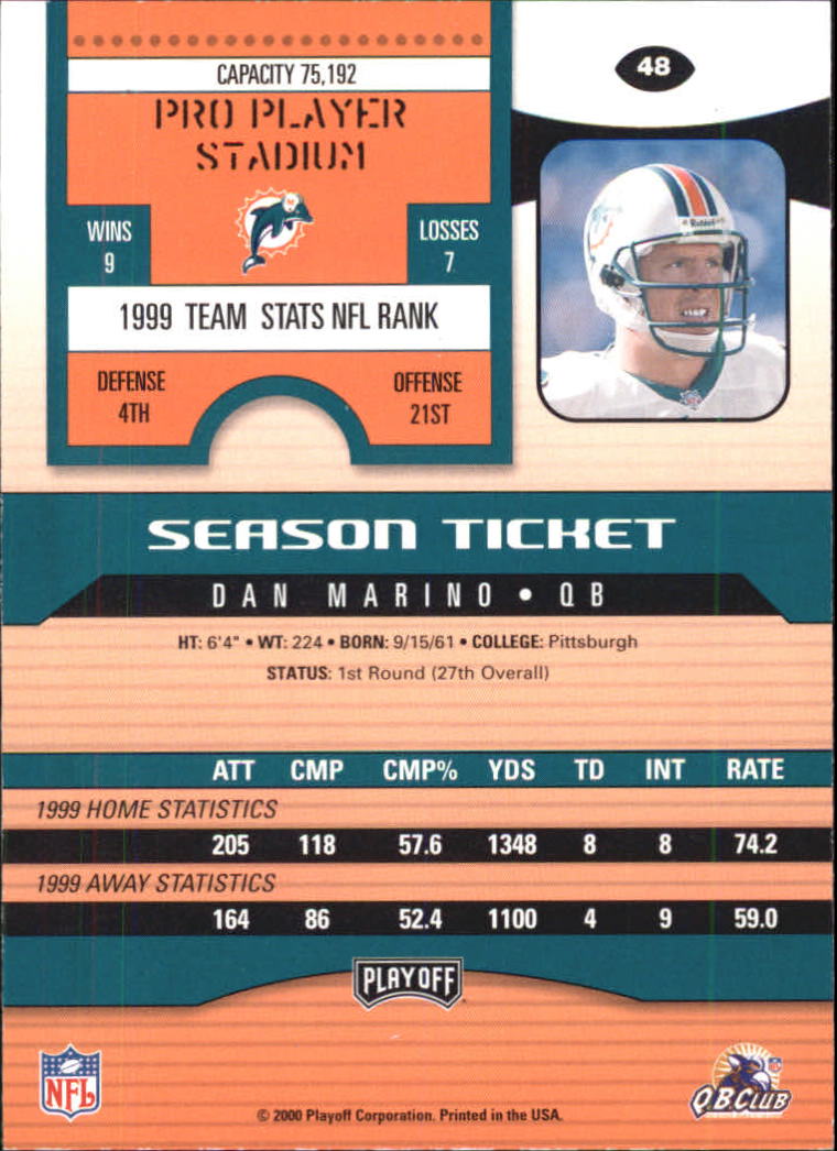 2000 Playoff Contenders Football (Pick Card From List) C154 04-25 - Picture 85 of 177
