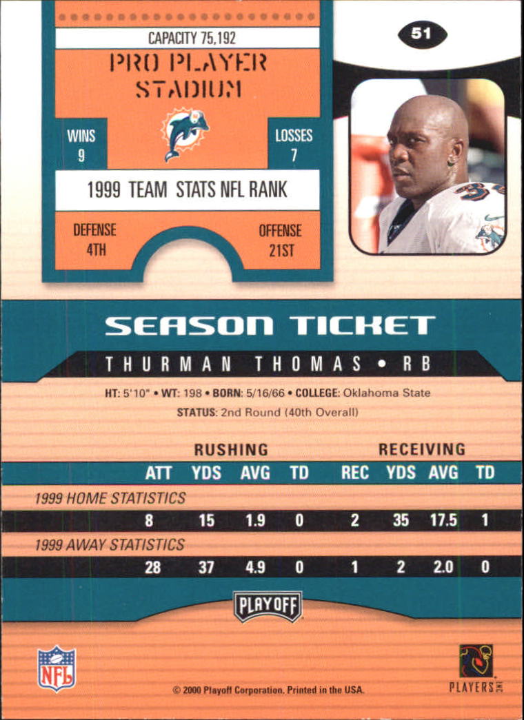 2000 Playoff Contenders Football (Pick Card From List) C154 04-25 - Picture 91 of 177