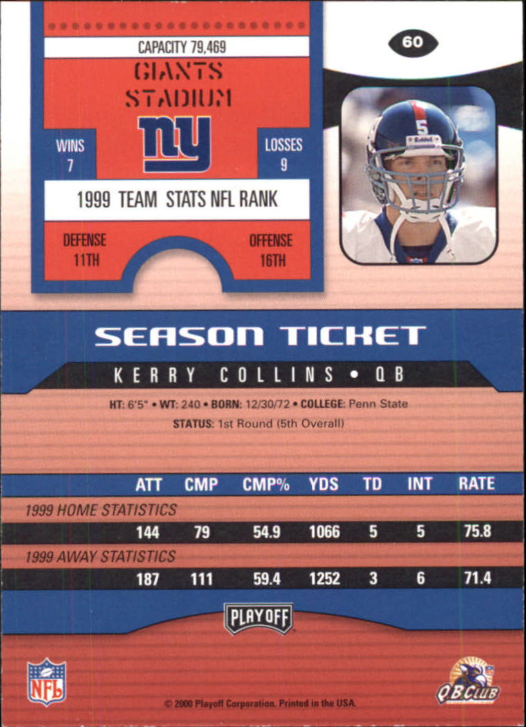 2000 Playoff Contenders Football (Pick Card From List) C154 04-25 - Picture 109 of 177