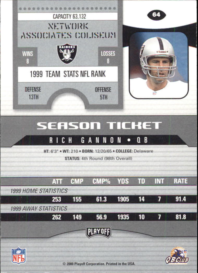 2000 Playoff Contenders Football (Pick Card From List) C154 04-25 - Picture 115 of 177
