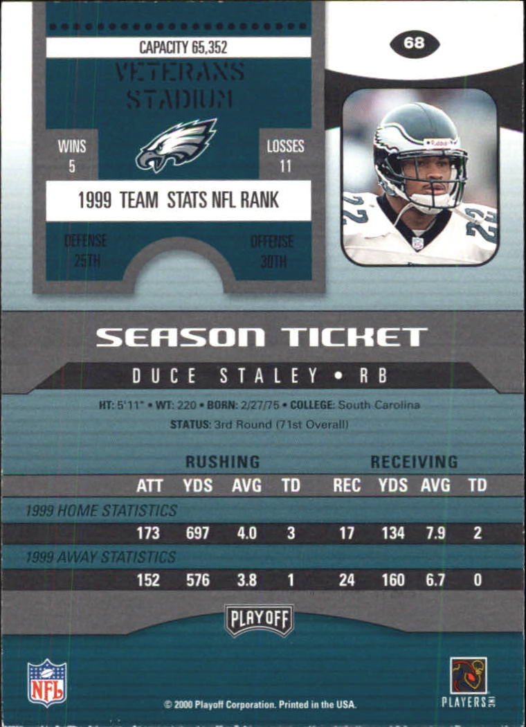 2000 Playoff Contenders Football (Pick Card From List) C154 04-25 - Picture 123 of 177