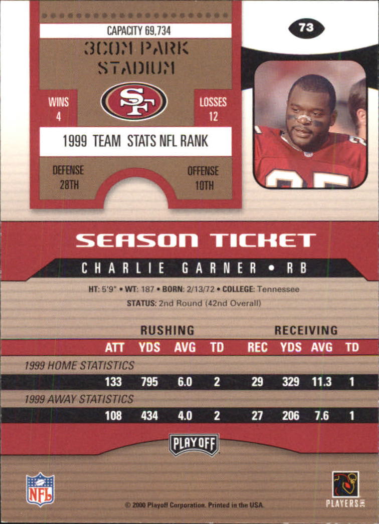 2000 Playoff Contenders Football (Pick Card From List) C154 04-25 - Picture 131 of 177